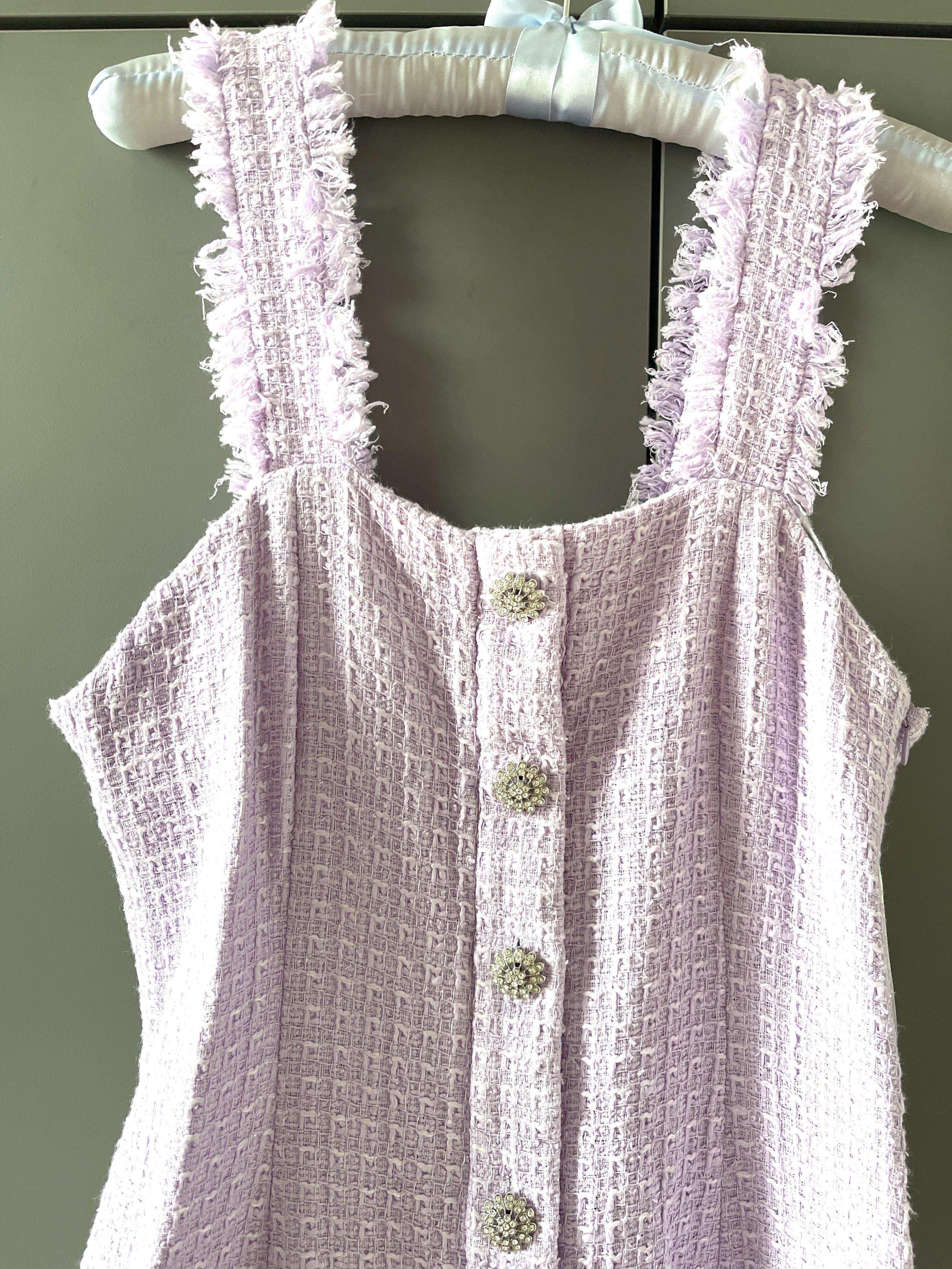 Zara lilac hotsell tweed dress