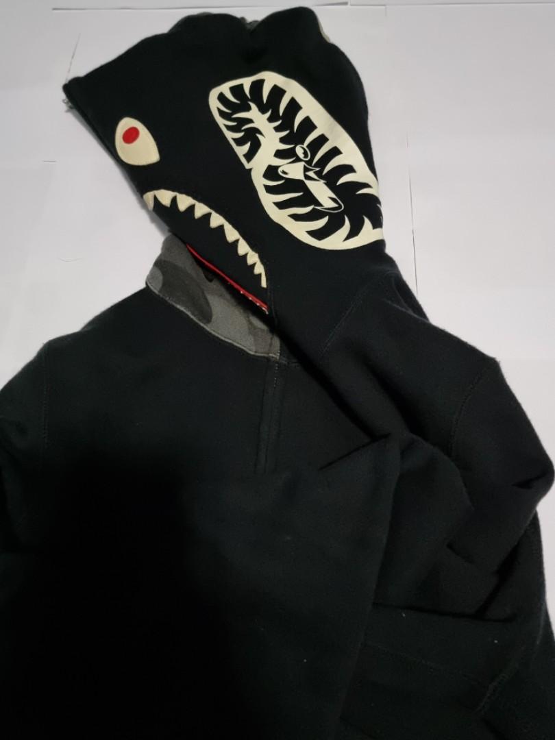 100 Authentic Bape Shark hoodie