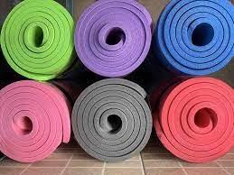 10mm Thickness Exercise Yoga Mat with carrying strap, anti slip, anti tear , easy to wash high quality