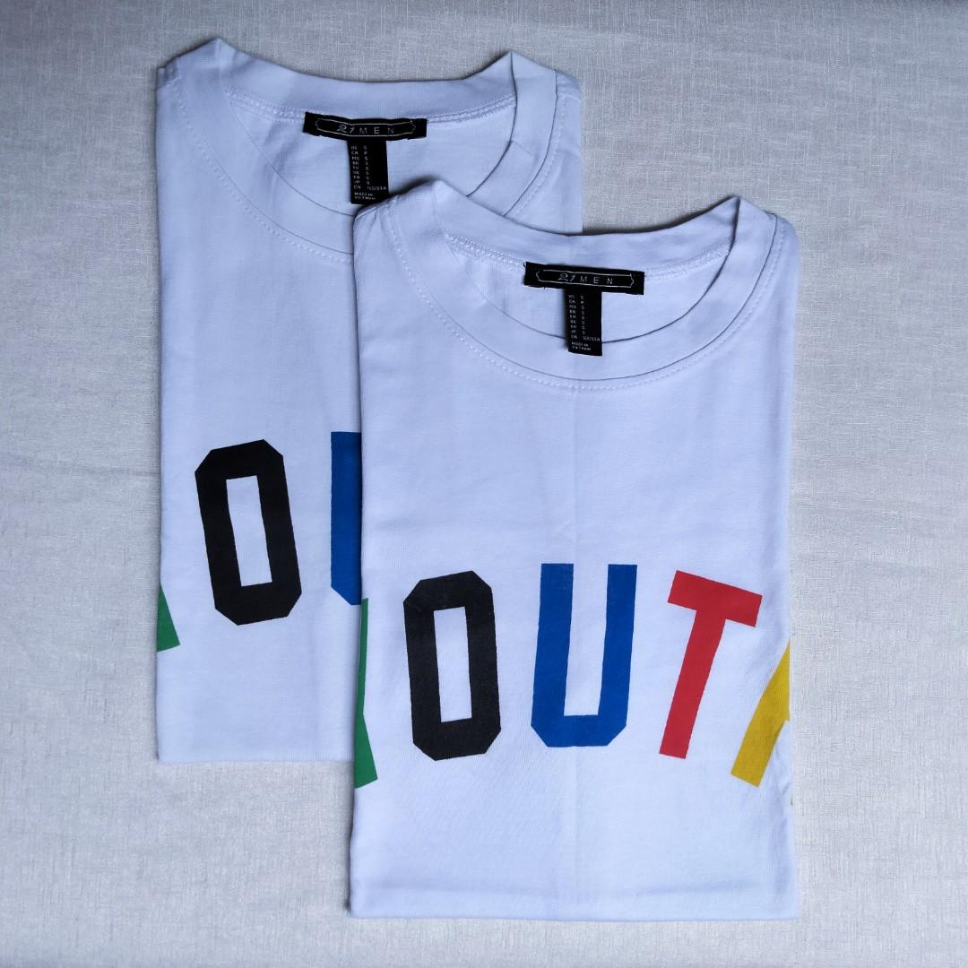 21 Men Youth Graphic Tee (Category: Shirts) located in Marikina City. Submitted by happycache (Listing ID 1083797512, Image 1). Description: BNWOT ♡ Unisex Available in S (2) Small | 19" width 27" length Model is wearing size small Dm if interested ♡ © FOREVER 21.