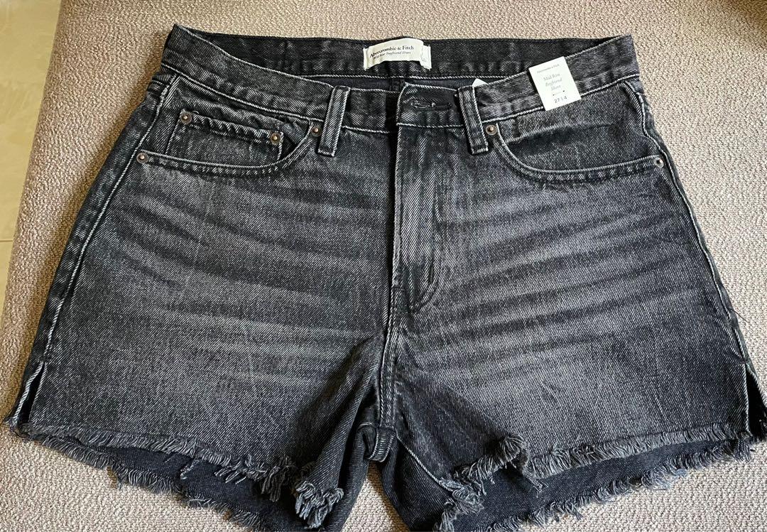 Abercrombie mid rise boyfriend shorts clearance