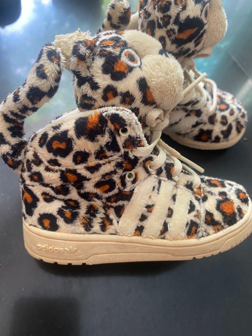 Girls adidas hotsell leopard print