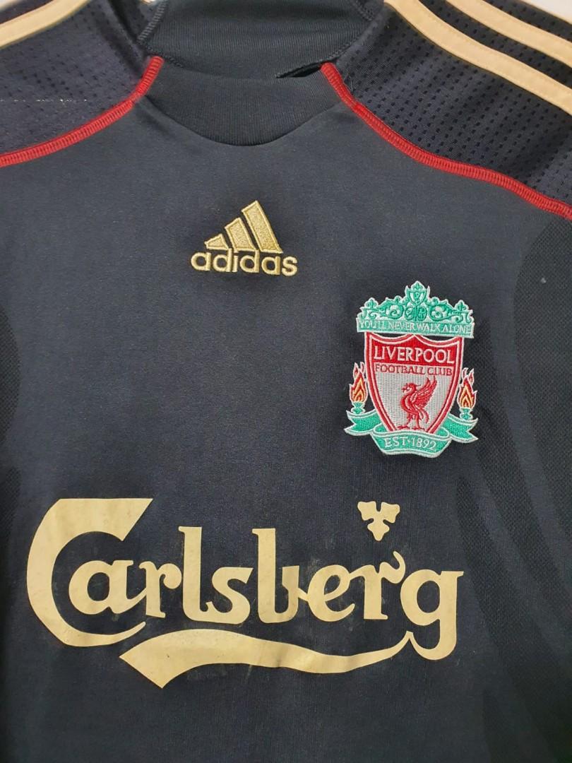 Liverpool black carlsberg best sale jersey
