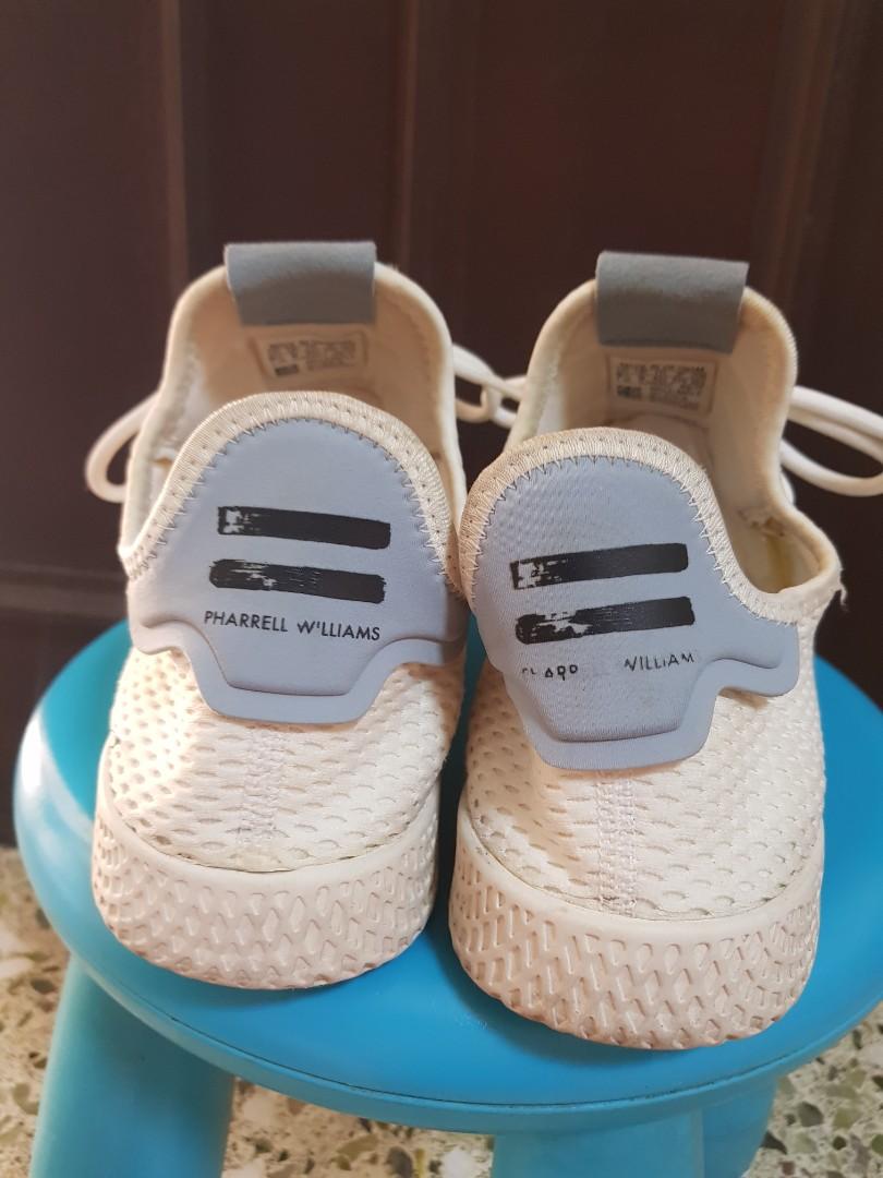 Adidas Pharrell Williams HU Sneakers ~White, Men's Fashion, Footwear,  Sneakers on Carousell