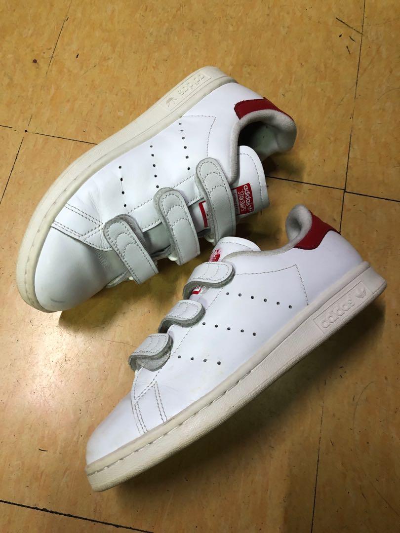 Adidas stan deals smith cf red