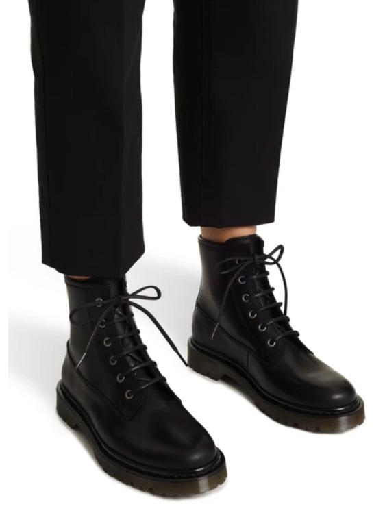 A.P.C. Enorah Laced Leather Boots Size 39