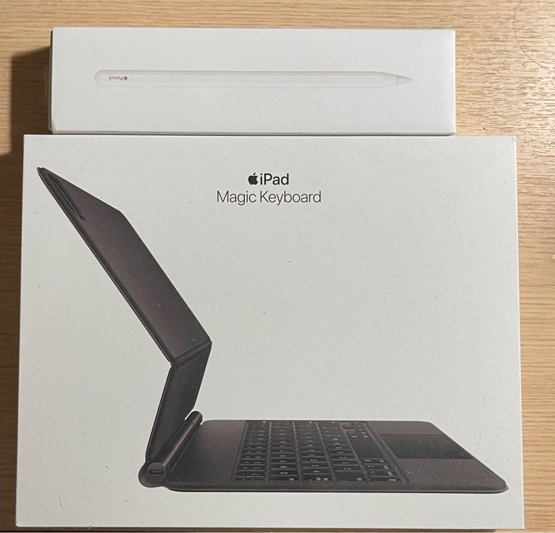 Apple Magic Keyboard +Apple pencil 2 For iPad Pro 及iPad Air (第4