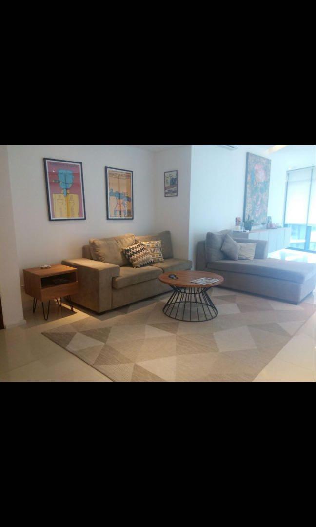 Arya Residences Tower 2 FOR RENT!!! (Category: Apartments & Condos) located in Makati City. Submitted by Rhea18 (Listing ID 1083861216, Image 3). Description: ARYA Residences Approx. Floor Area: 124 sqm Unit type: 2 Bedroom Grand 20th floor 2 toilet and bathroom w/ balcony with Laundry and Maids Room 1 parking slot Appliances: Electric stove with oven Samsung Fridge - 16.0 cu.ft. Samsung Smart Washer dryer. 4 Aircon units Wifi ready Cable ready 4