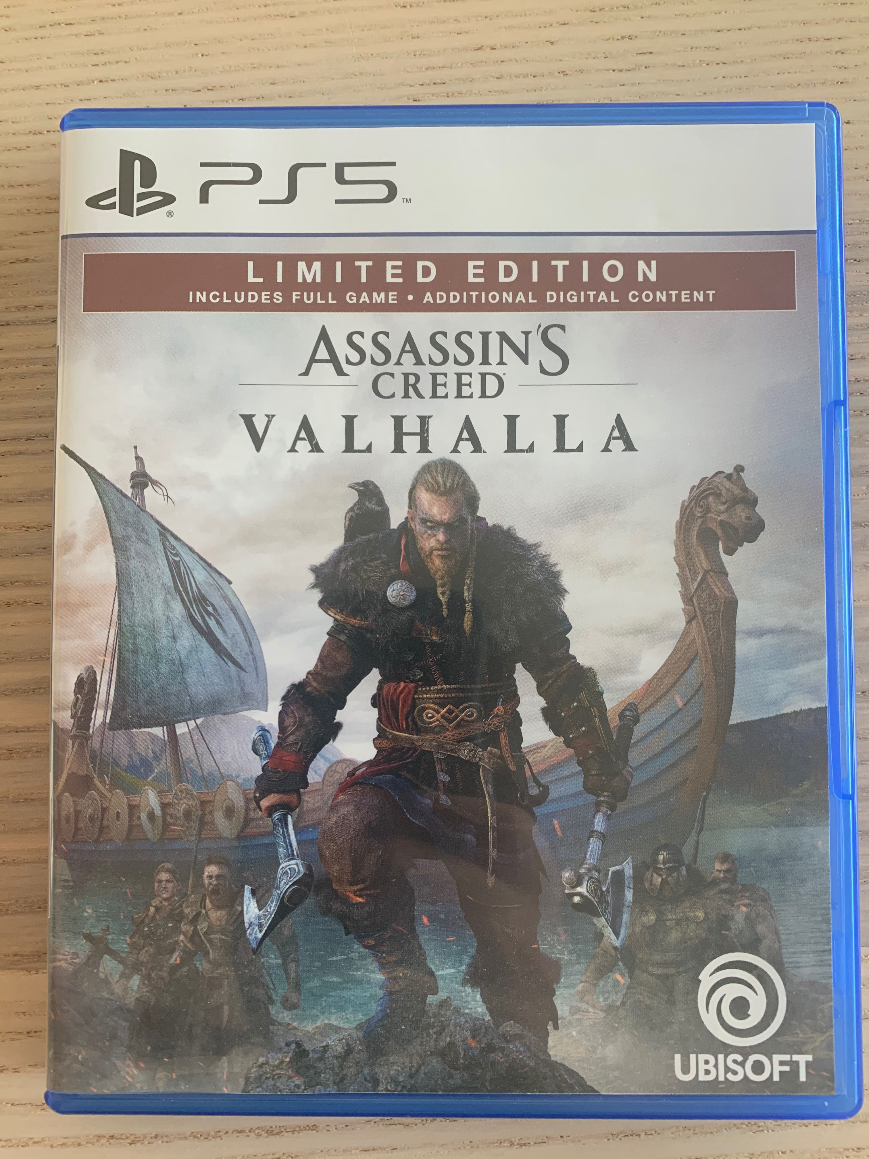 Assassin’s Creed Valhalla PS5 Limited Edition with DLC codes, Video