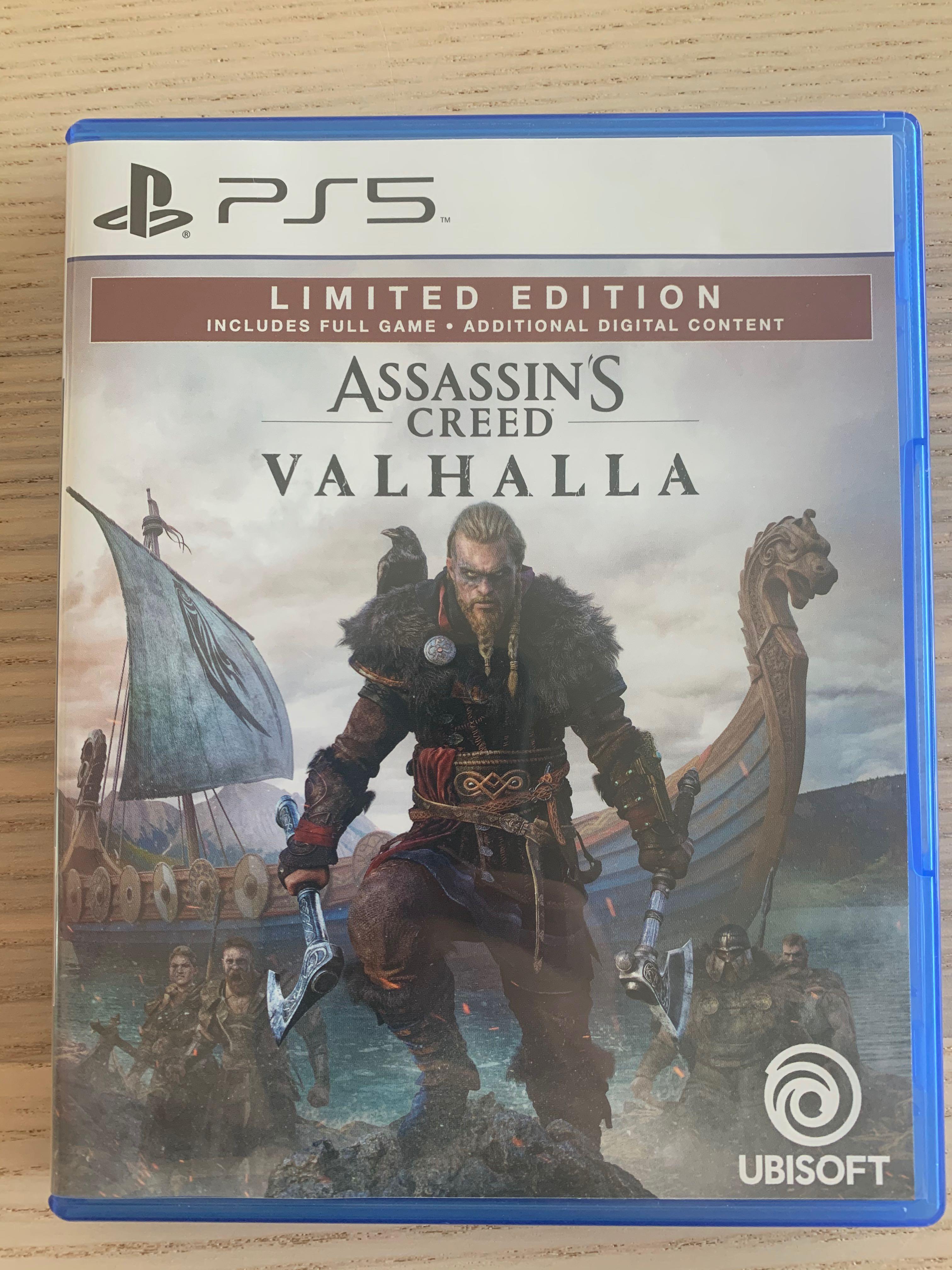 Assassin’s Creed Valhalla PS5 Limited Edition with DLC codes, Video
