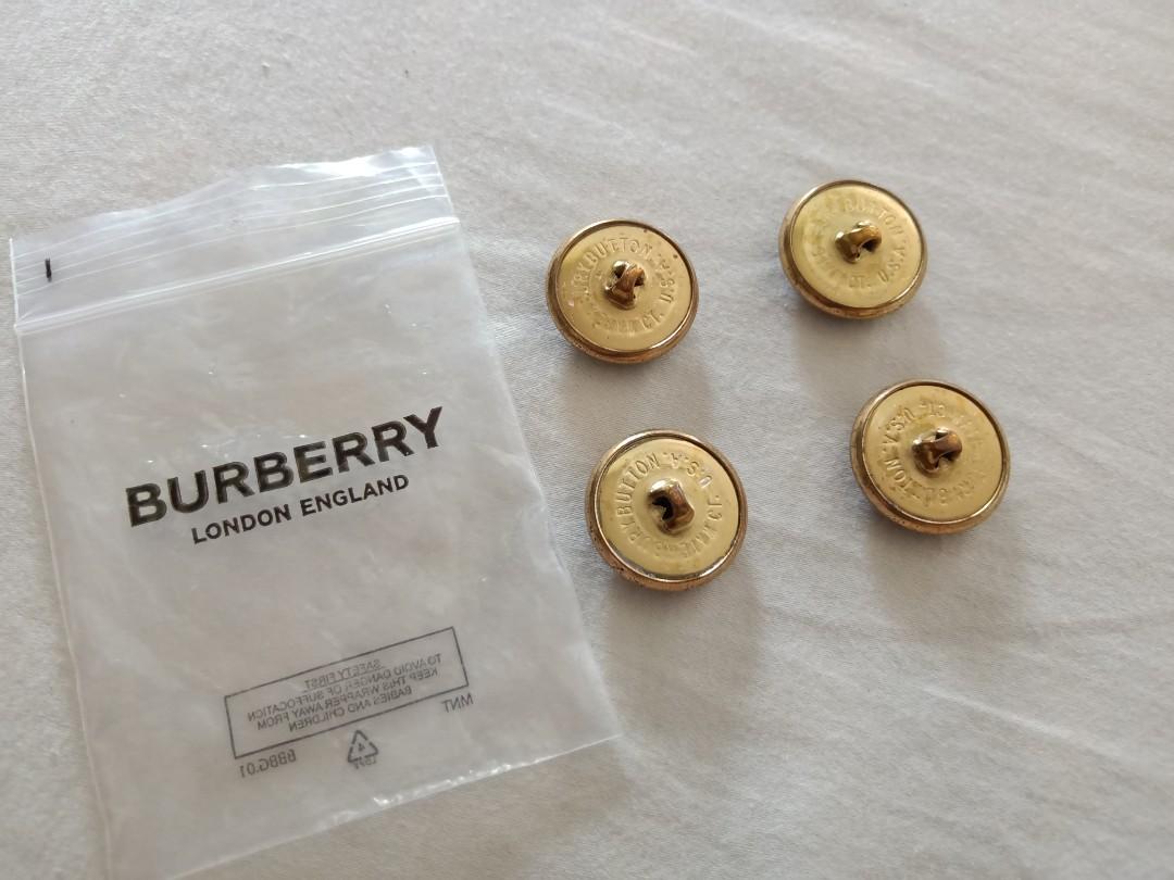 Burberry gold buttons top