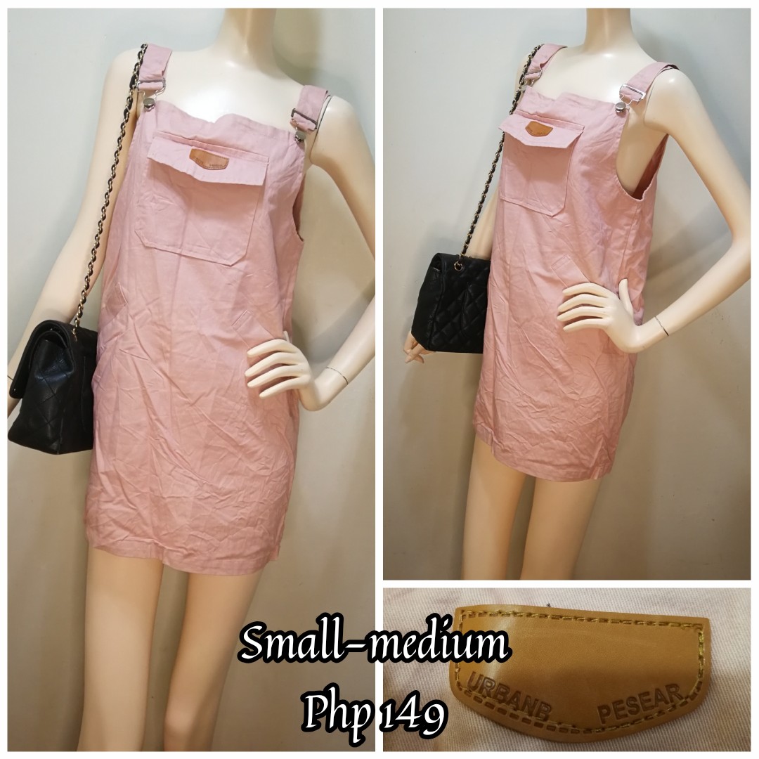 Baby pink jumper dress top