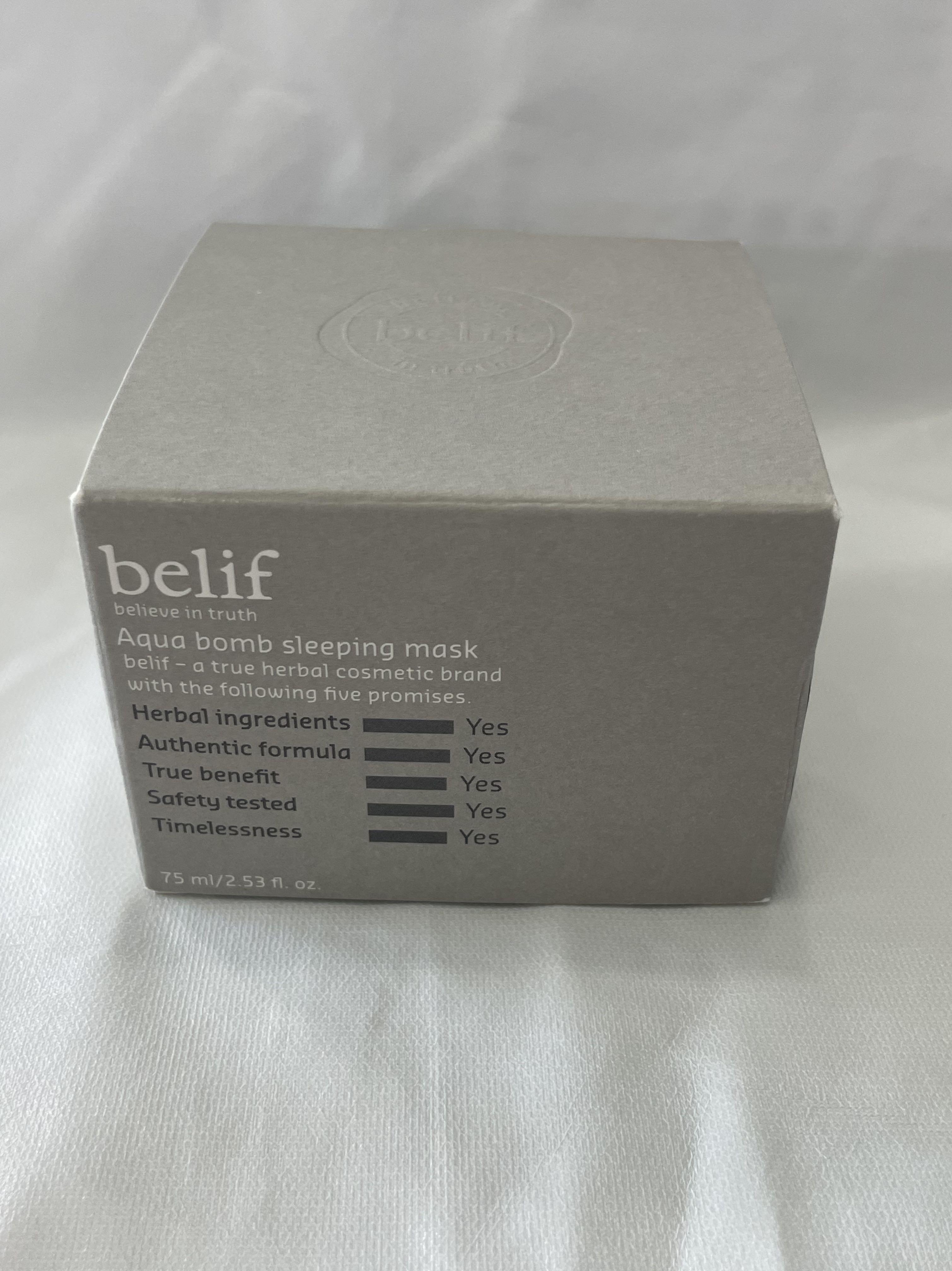 Belif Aqua Bomb Sleeping Mask, Beauty & Personal Care, Face, Face Care