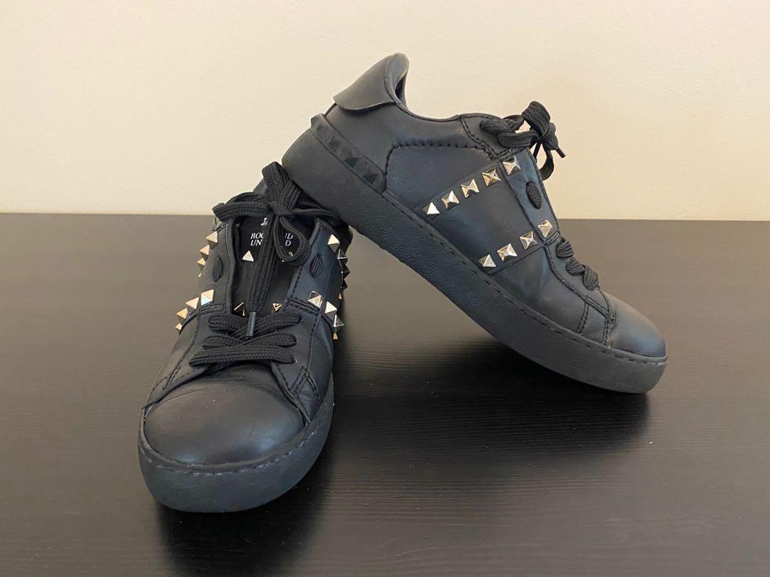 all black valentino sneakers