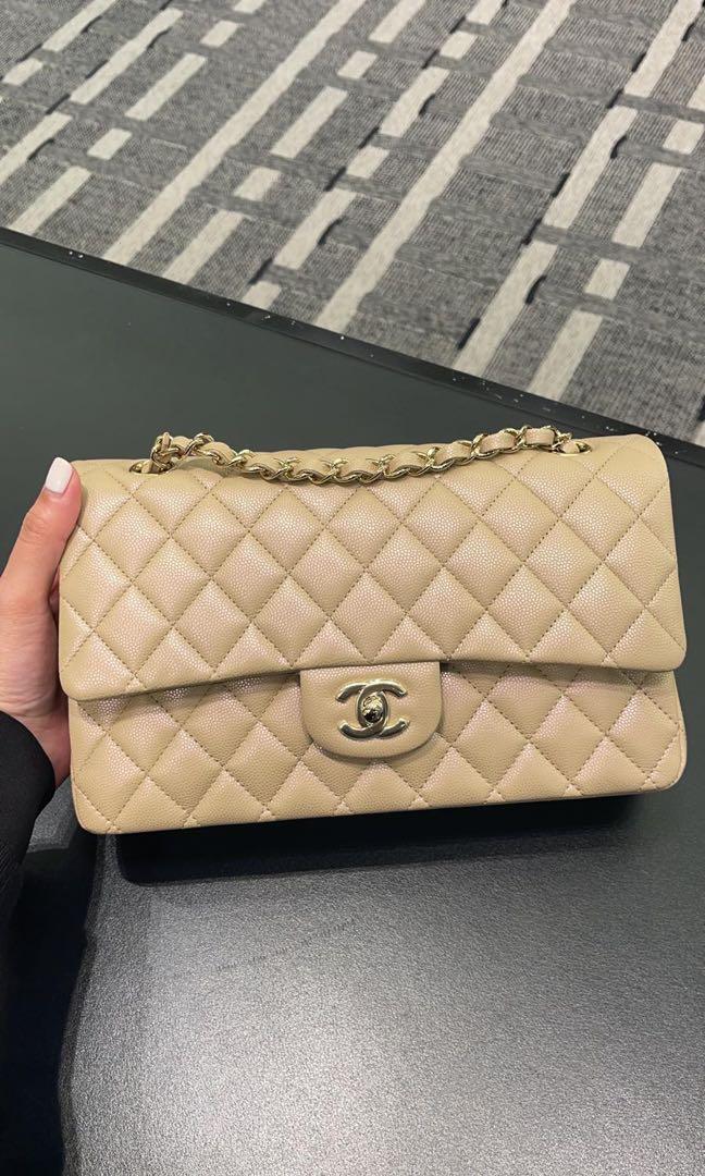 Chanel 21s sales dark beige
