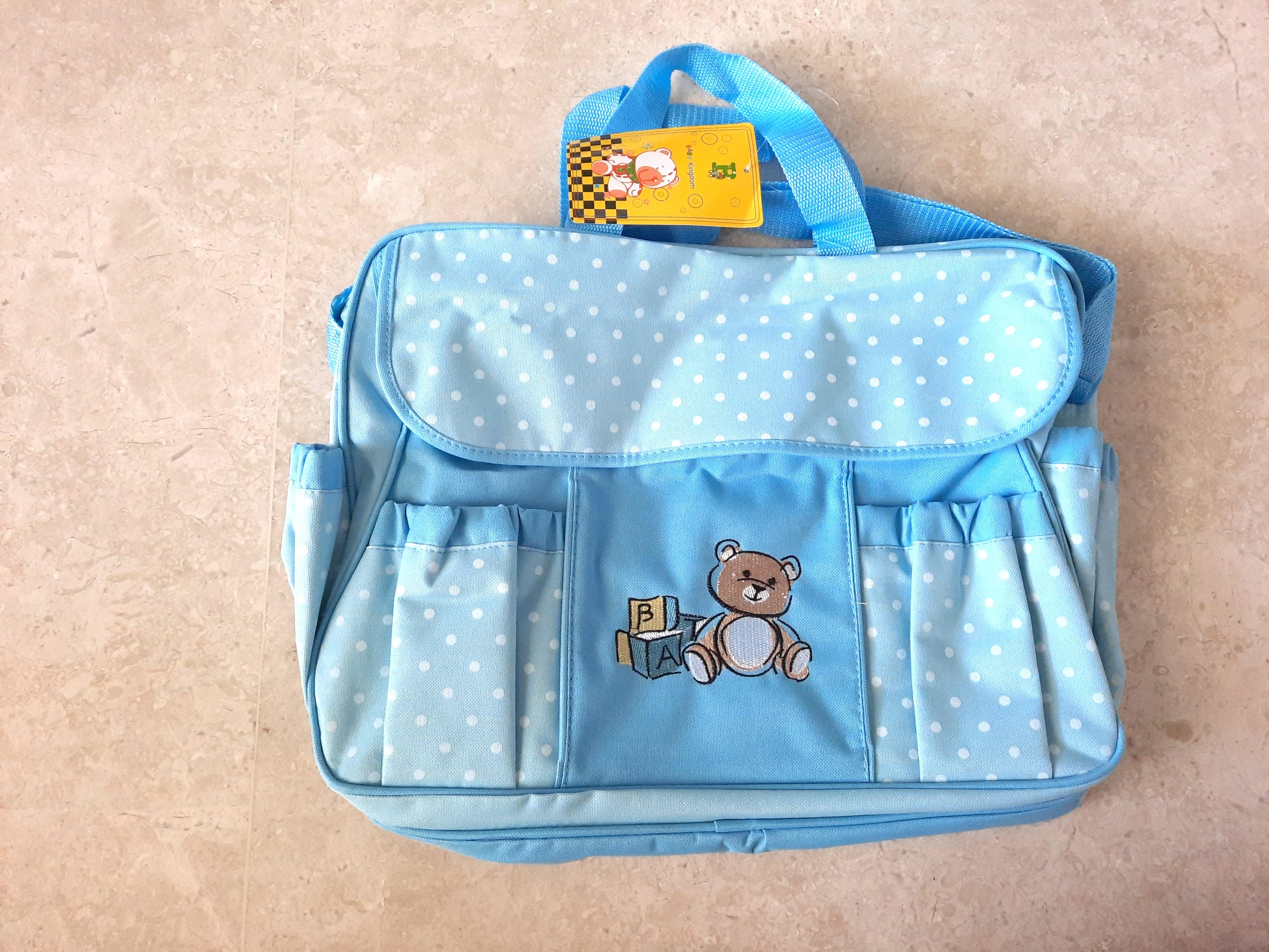 Baby Multipurpose Blue Diaper Storage Bag- Mini – PyaraBaby