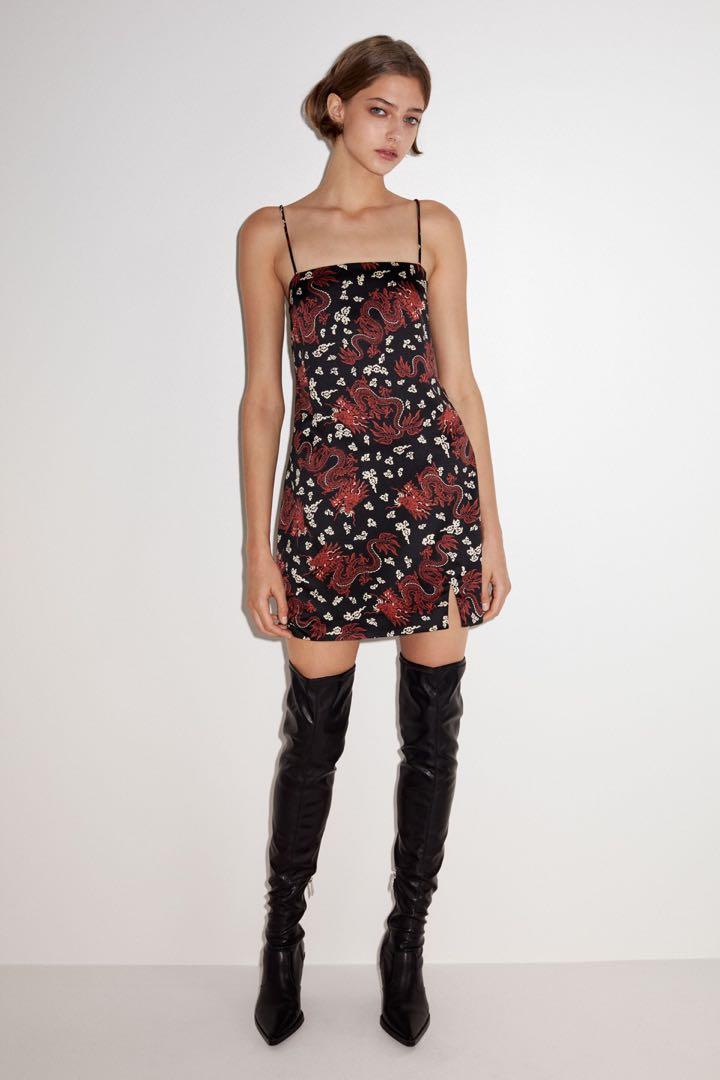 Zara dragon dress clearance