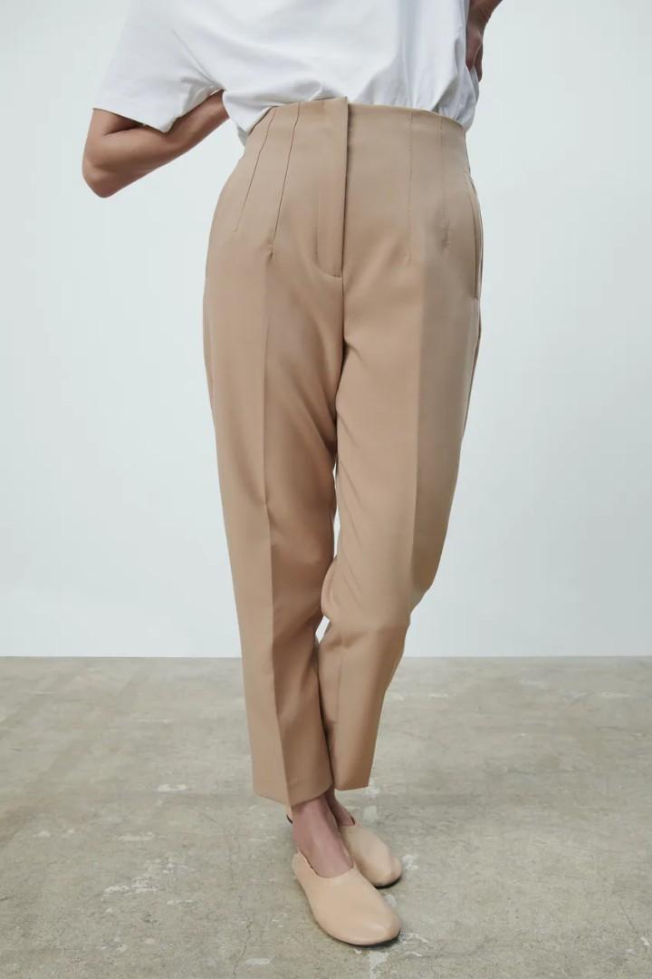 BOOKED: Zara high waist darted trousers 