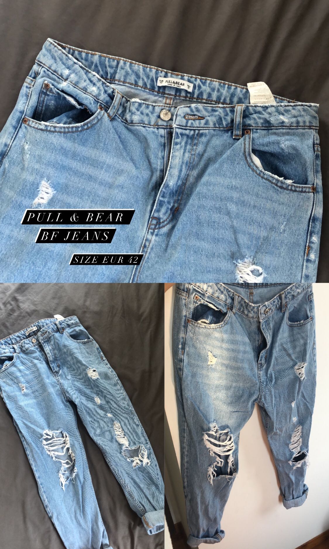 Boyfriend Jeans | Pull \u0026 Bear | Size 