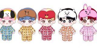 BTS Jungkook 20cm doll Pajama Set with daily clothes