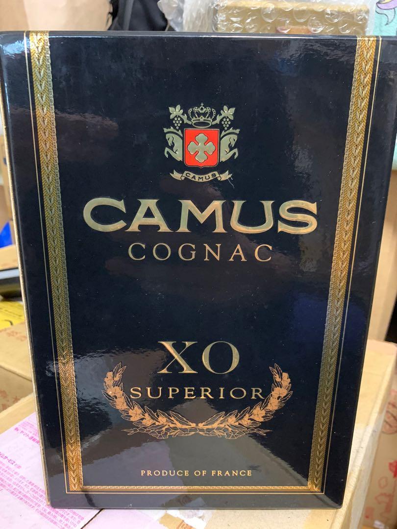 連盒金花Camus XO superior 700ml 未開封Cognac, 嘢食& 嘢飲