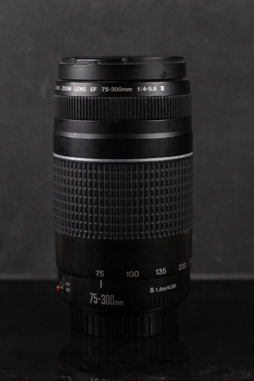 Canon 75 300mm F 4 5 6 Iii Zoom Lens Photography Lens Kits On Carousell