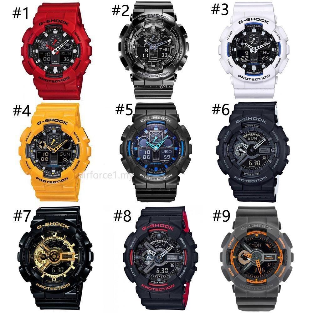 G shock top ga 100 colors