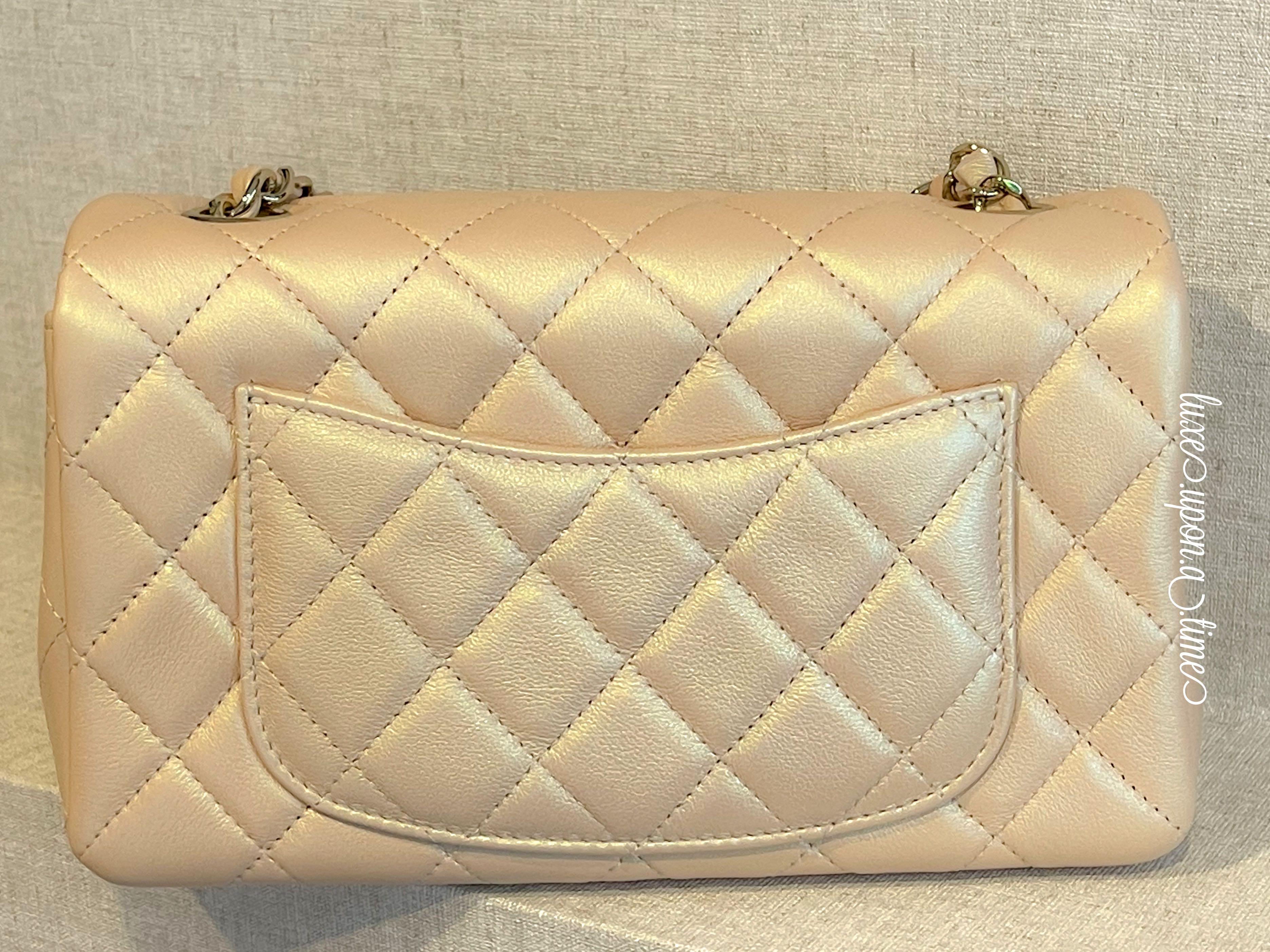 Chanel Camera Bag Small, Iridescent Yellow Caviar Leather with