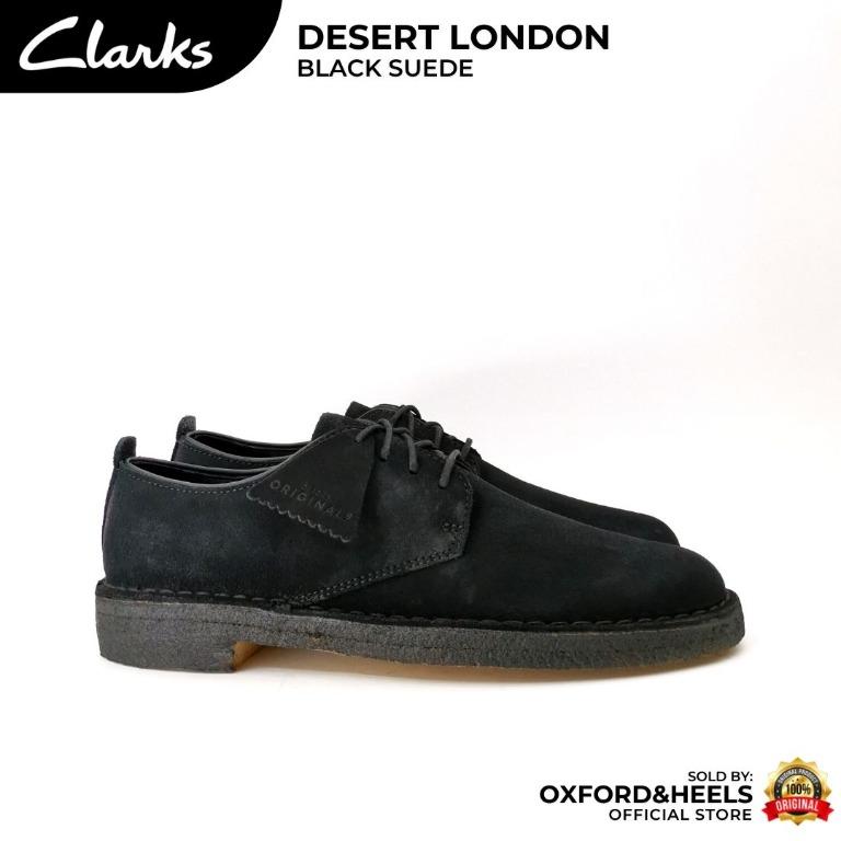 Clarks Originals Desert London Men Suede Navy Shoes Size Uk 6-12