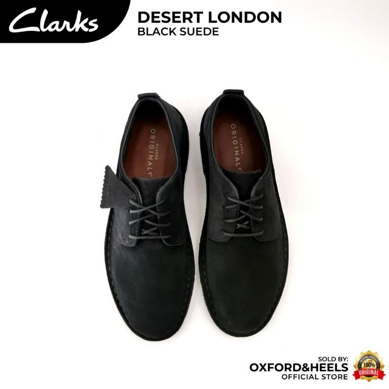 Clarks originals desert london black sales