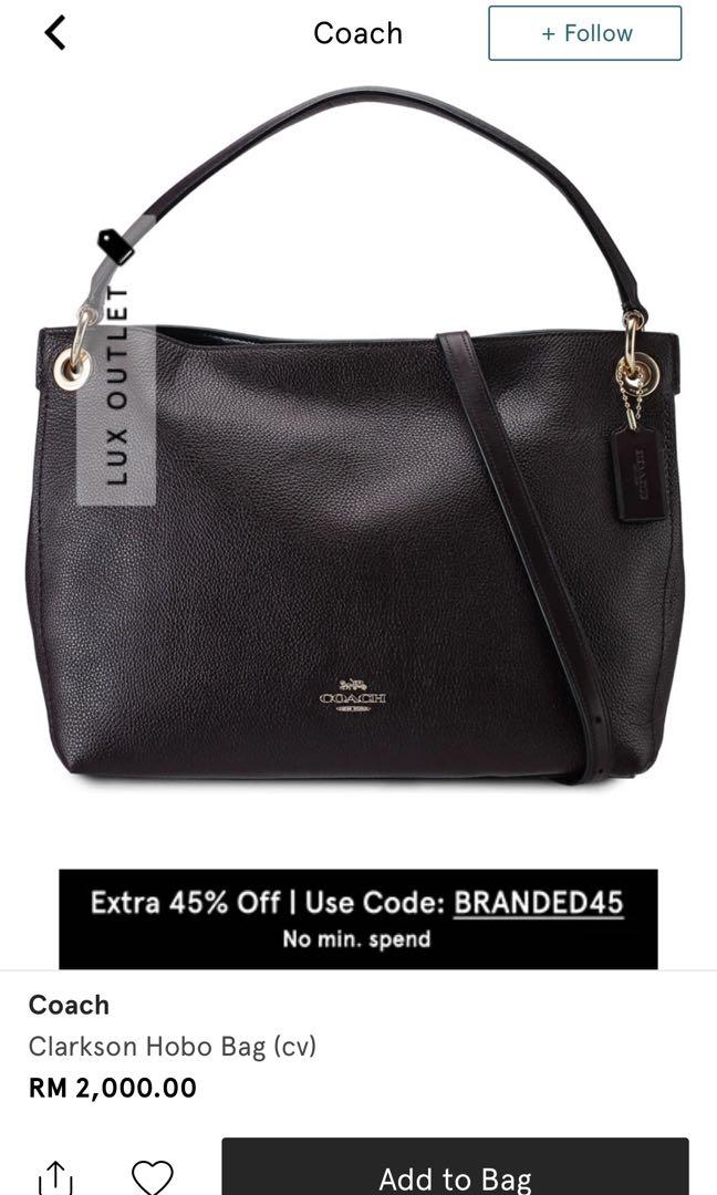 Coach clarkson hobo oxblood new arrivals
