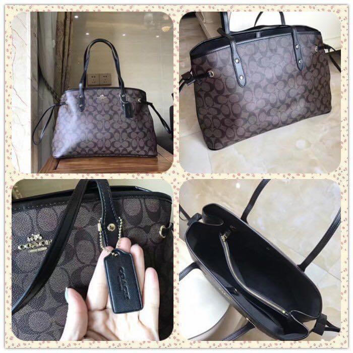 Coach drawstring carryall hotsell
