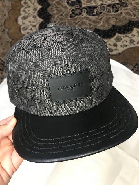 Coach flat brim hat outlet