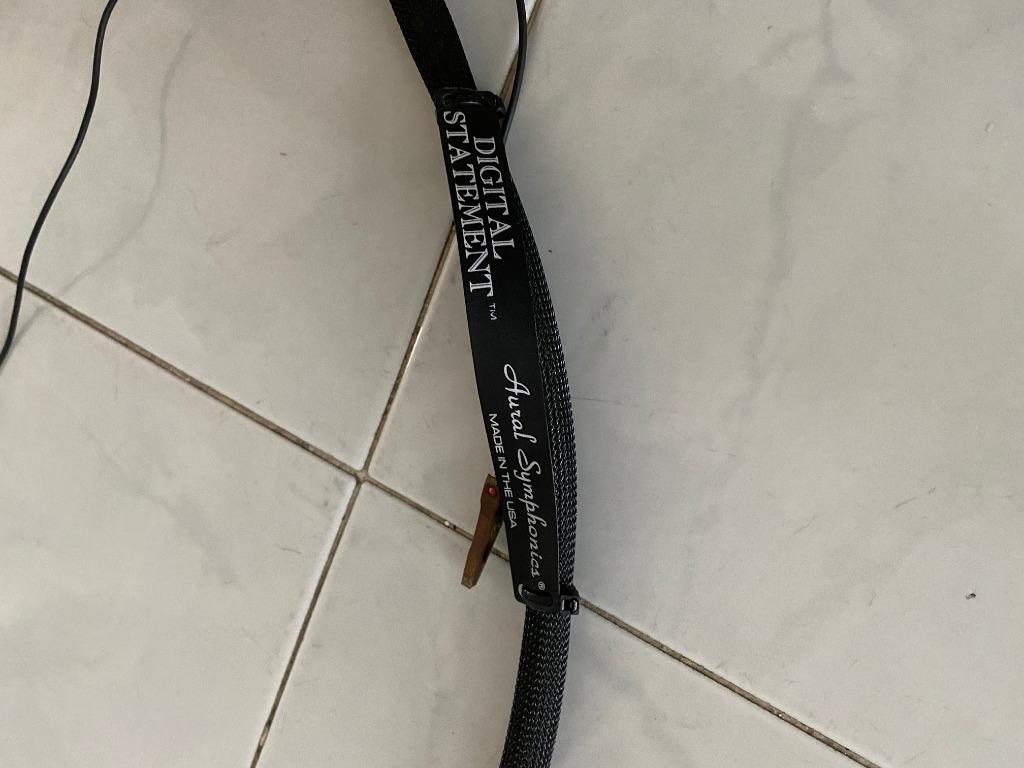 Digital Statement (Category: Other Audio Equipment) located in Singapore. Submitted by clarenceckf (Listing ID 1083692351, Image 2). Description: Very good digital cable. It really enhance the sound of your system..