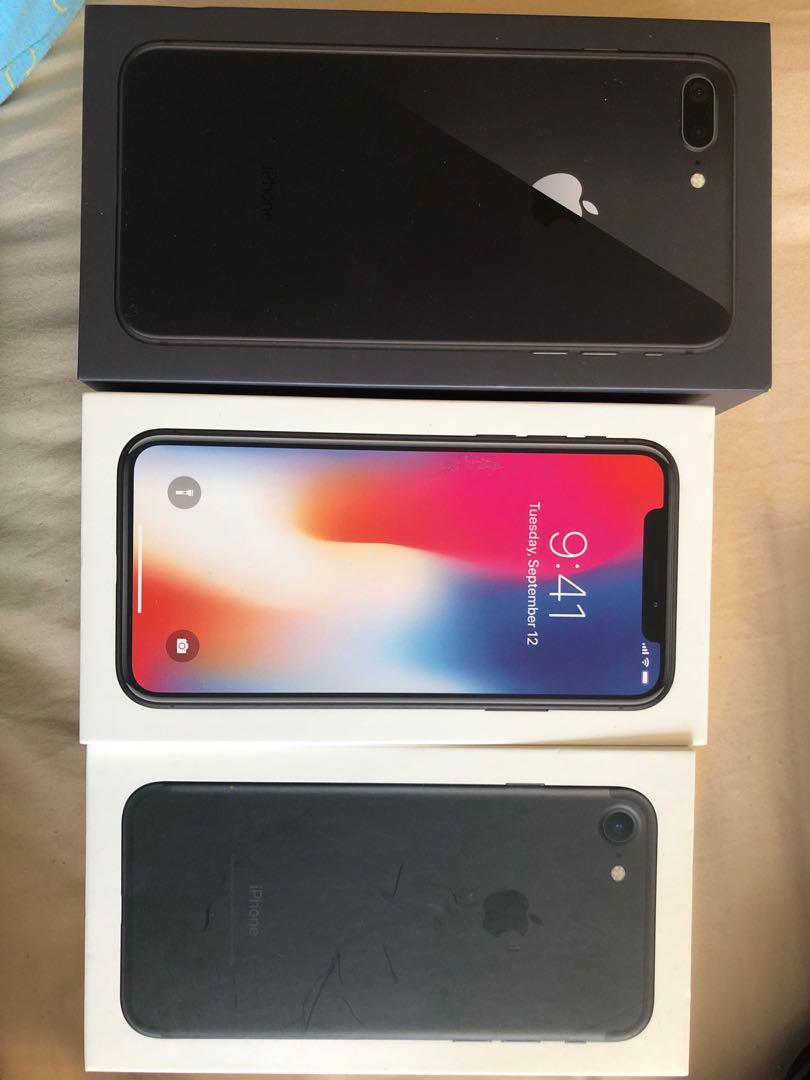 Empty iphone box (Category: iPhone Others) located in Singapore. Submitted by iamer (Listing ID 1083705463, Image 1). Description: Empty iphone boxes for sale Iphone X - $8 Iphone 8plus - $7 Iphone 7 - $5 Price for all $20.