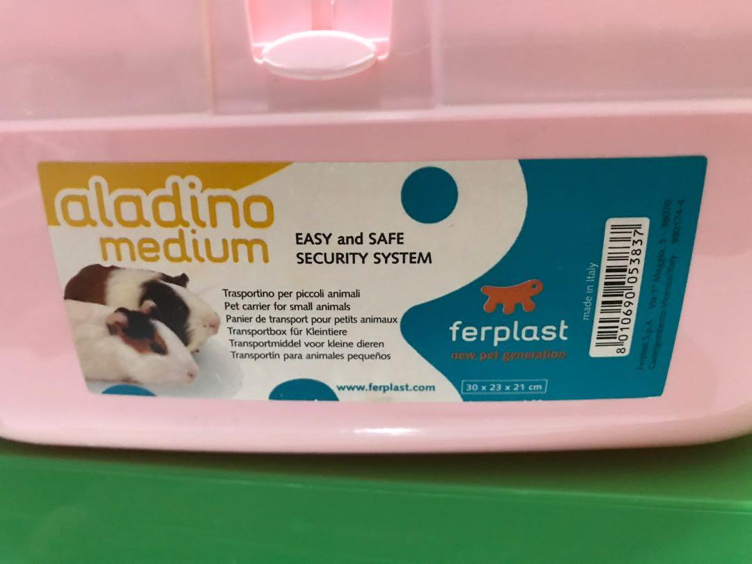 Ferplast Aladino Medium Hamster Carry Cage, Pet Supplies, Homes & Other Pet Accessories on Carousell