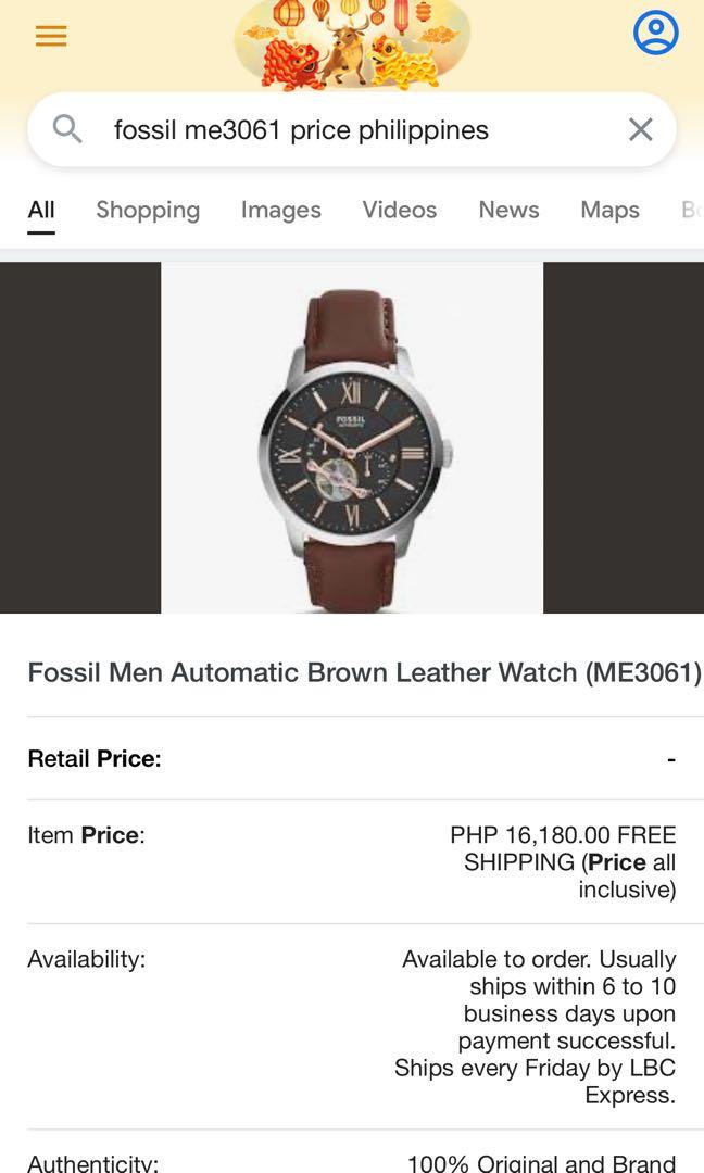 Fossil me3061 price deals