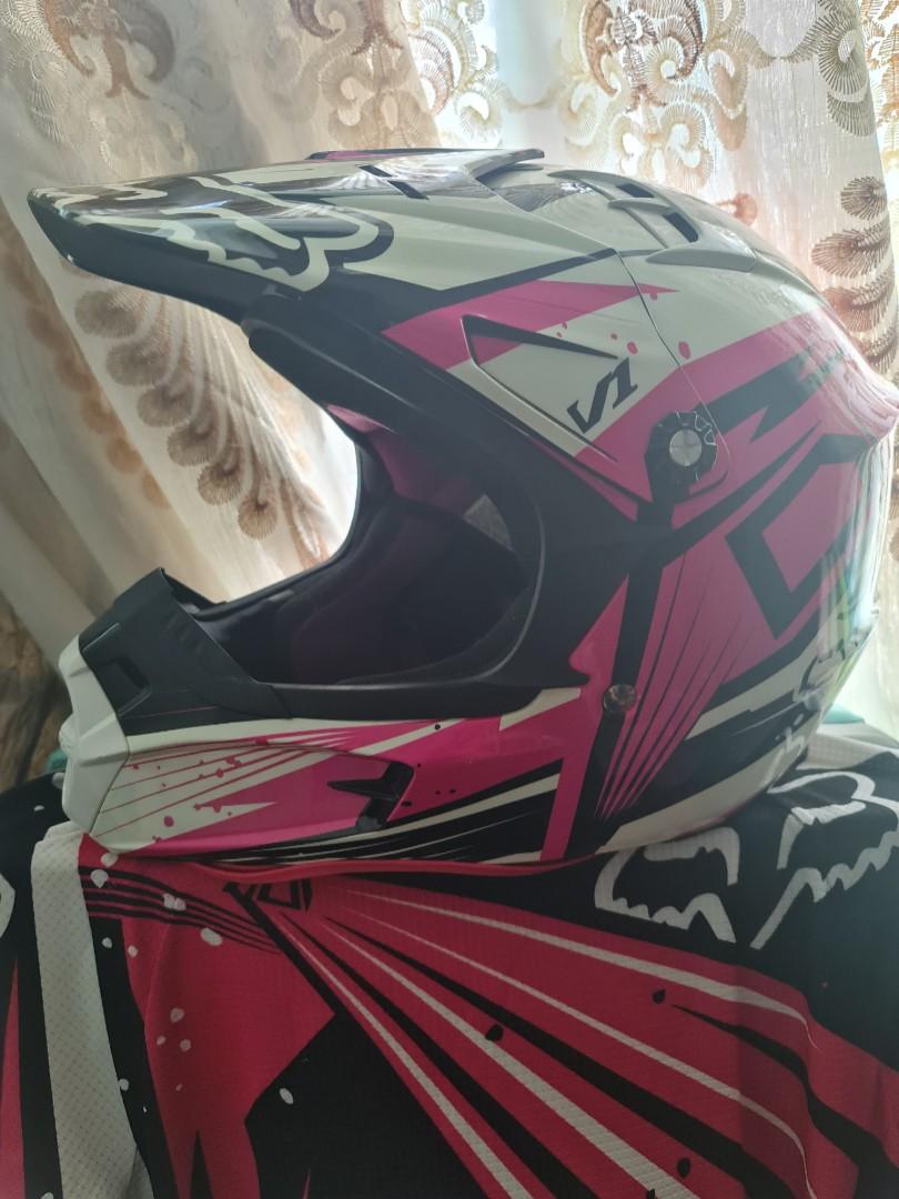 hot pink dirt bike gear