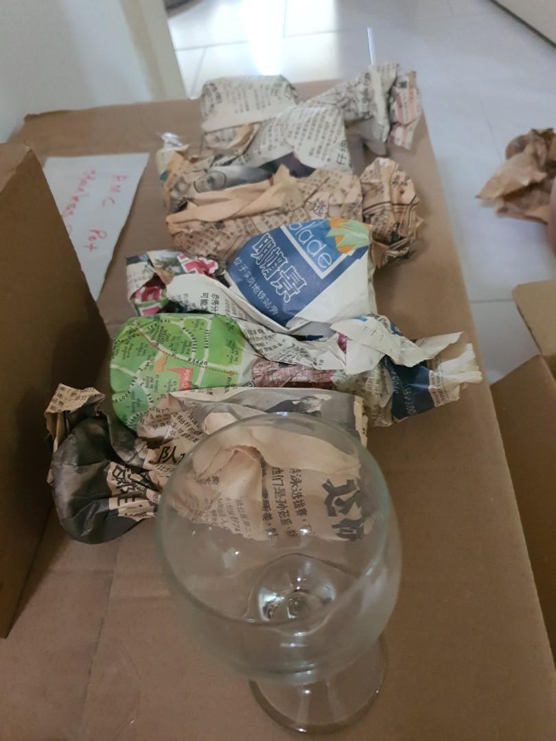 [Garage Sale] wine glasses, Furniture & Home Living, Kitchenware