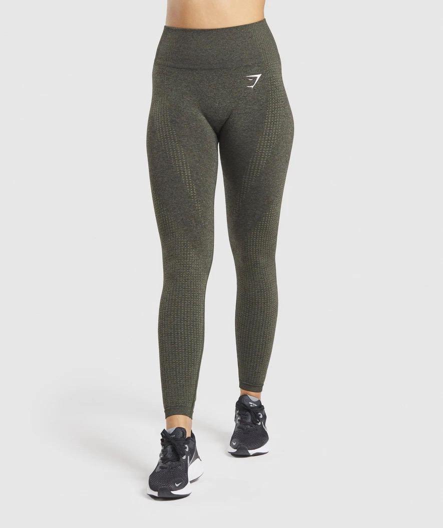Gymshark Vital Seamless Leggings - Dark Green Marl Size S BRAND NEW,  Women's Fashion, Activewear on Carousell