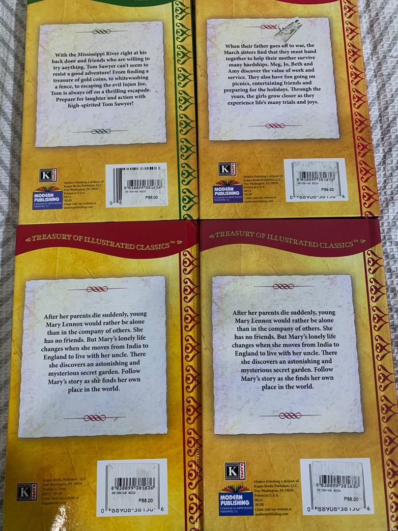 Hardbound Children’s Classic Books (Category: Storybooks) located in Quezon City. Submitted by raisells (Listing ID 1083723469, Image 2). Description: Take all for only 160 pesos. Condition 9.5/10. 💵 GCash / BDO ◽️ Payment first policy ◾️Shipping fee c/o the buyer ◽️2 days reservation only ◾️Get discounts if you buy 2 or more items!.