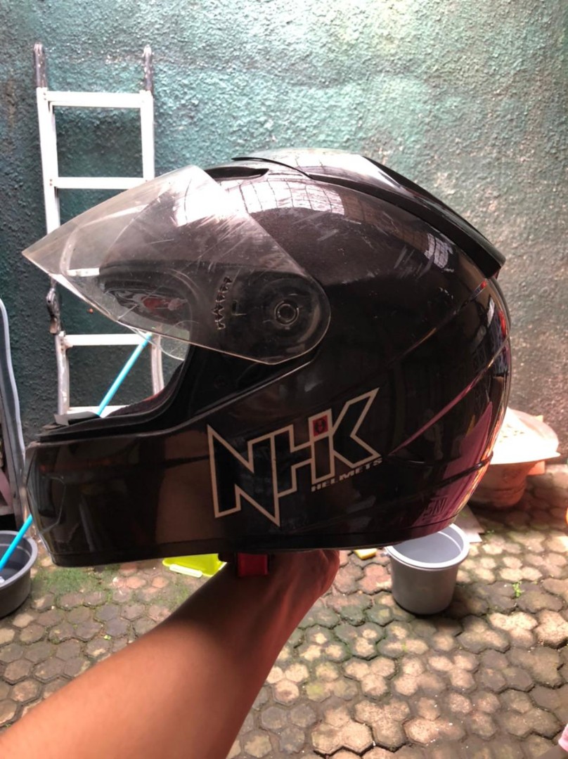 Helm NHK rdv supervisor BLACK Motor di Carousell