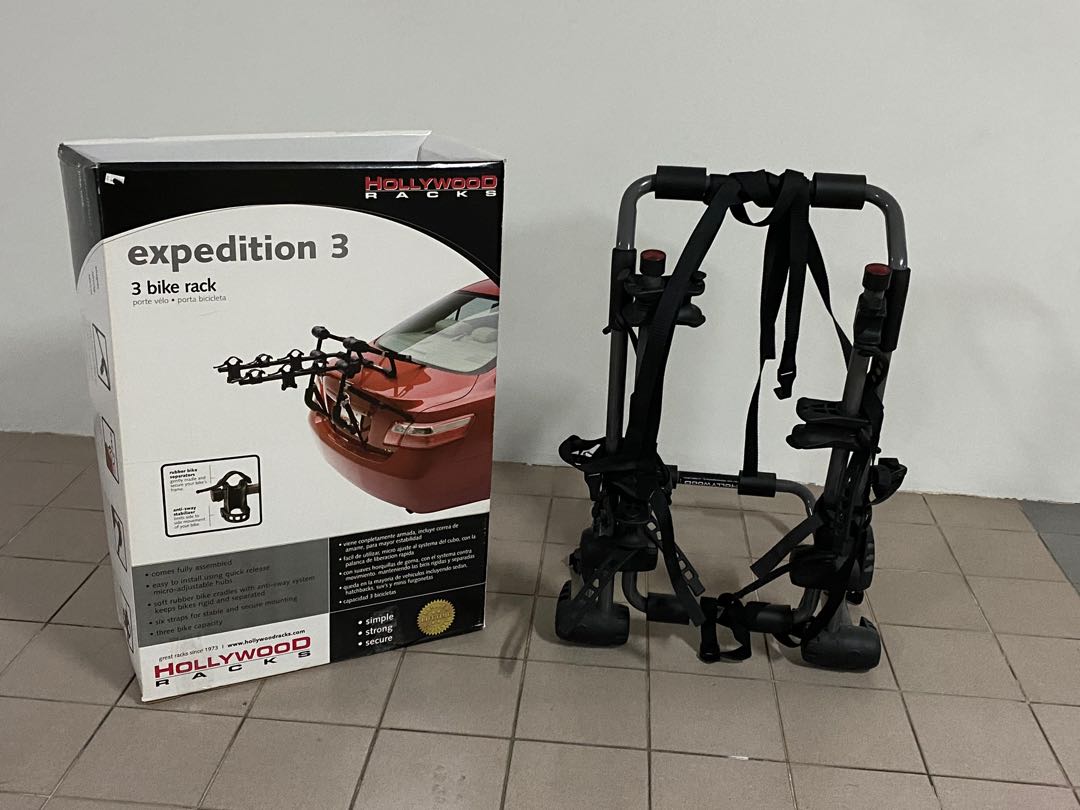 Hollywood Rack Expedition 3 Bike Rack Sports Equipment Bicycles Parts Bicycles on Carousell
