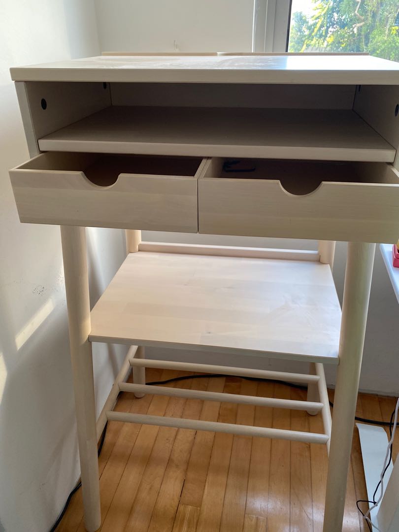 IKEA KNOTTEN Standing Desk, Furniture & Home Living, Furniture, Tables & Sets on Carousell