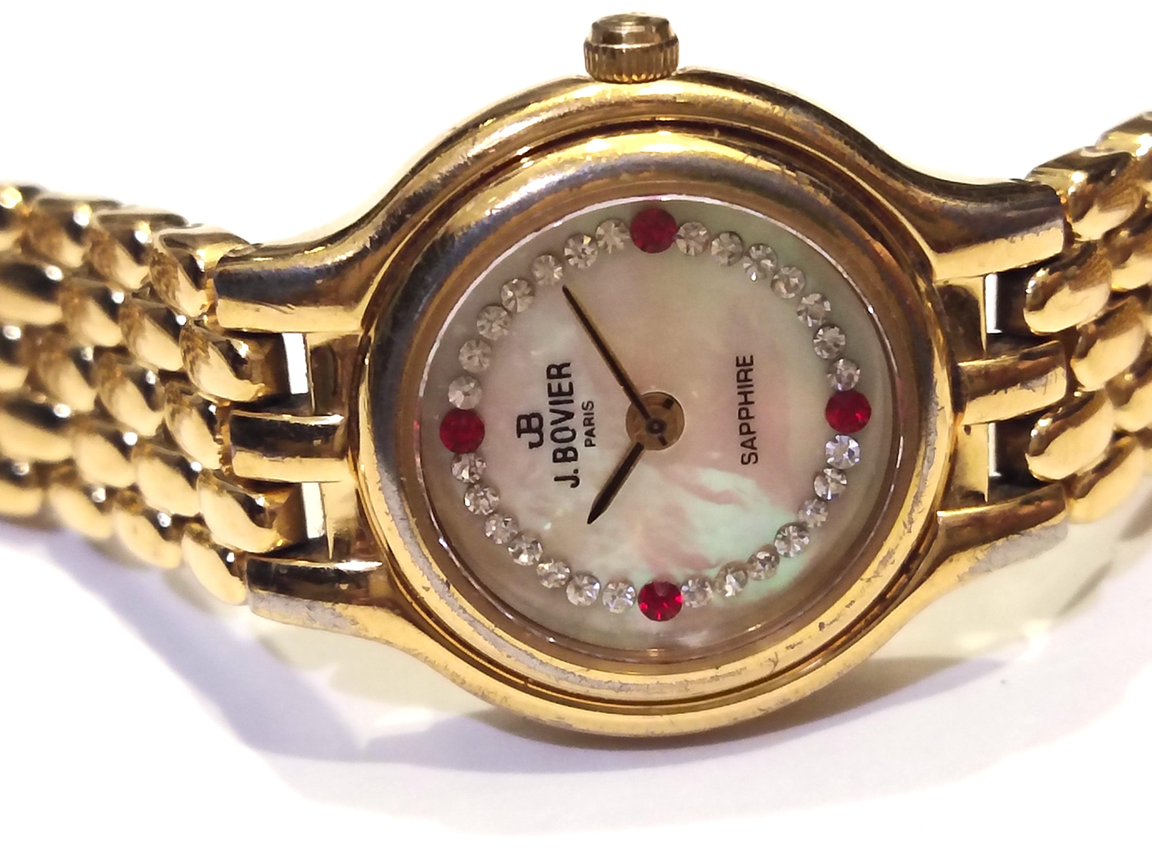 J bovier sapphire crystal clearance