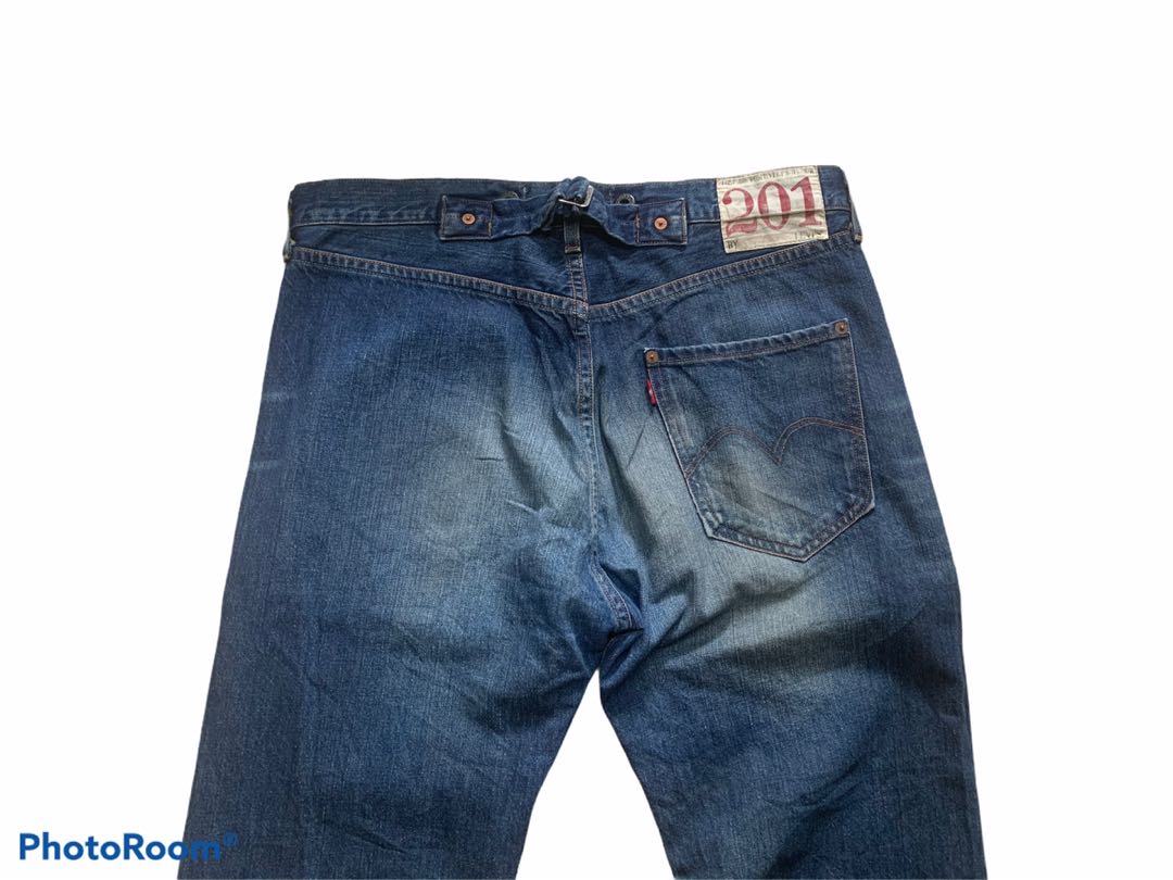 LEVI'S 201 buckle single pocket, Men's Fashion, Bottoms, Jeans on Carousell