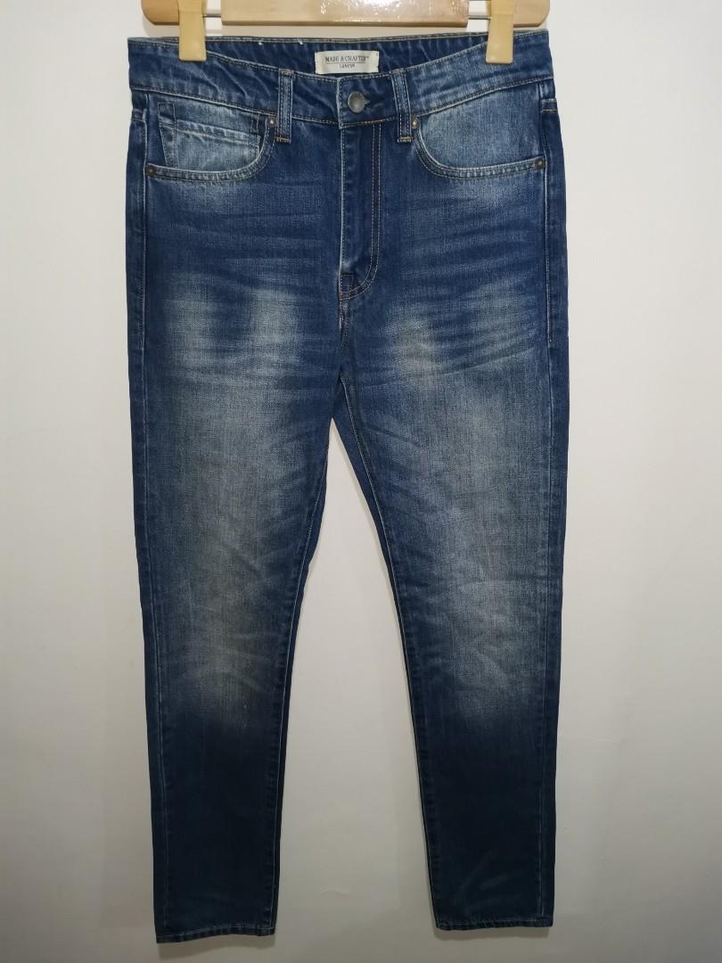 Levi s Made and Crafted Needle Narrow Fit Jeans Men s Fashion Bottoms Jeans on Carousell