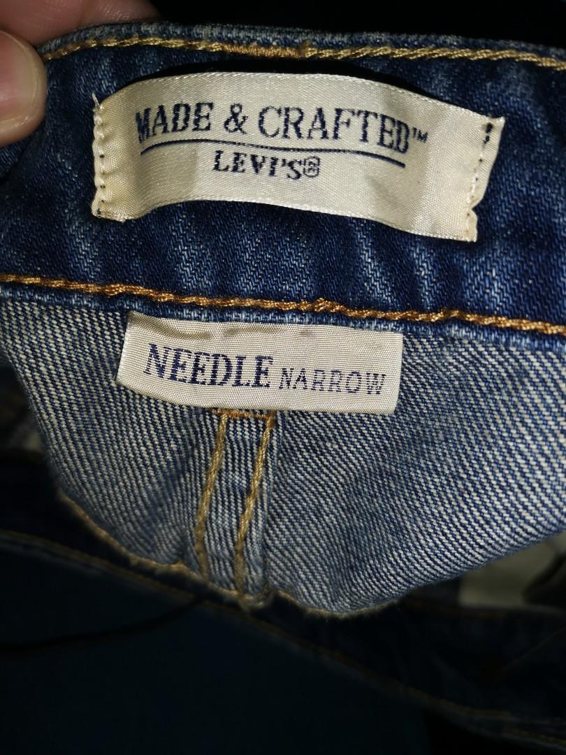 Levi's Made and Crafted Needle Narrow Fit Jeans, Men's Fashion, Bottoms,  Jeans on Carousell