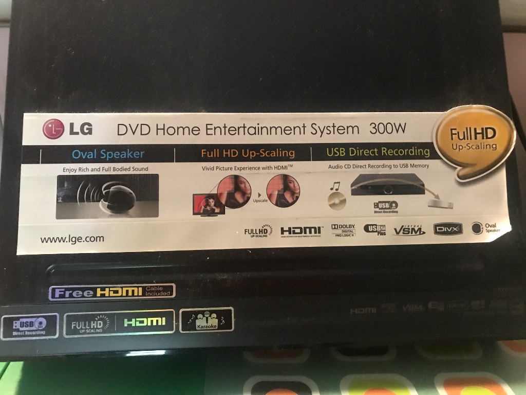 LG DVD home Entertainment System 300Watt, Audio, Other Audio Equipment