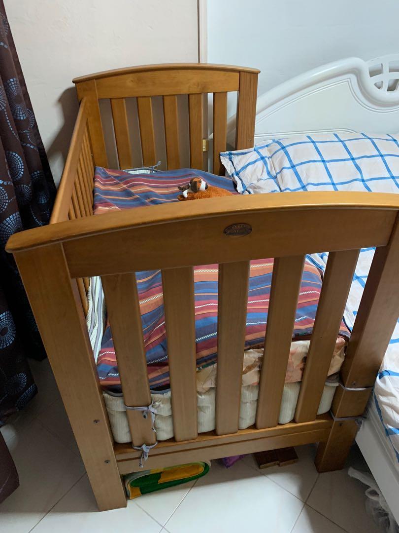 Luxury teak wood Boori baby cot, Babies & Kids, Baby Nursery & Kids